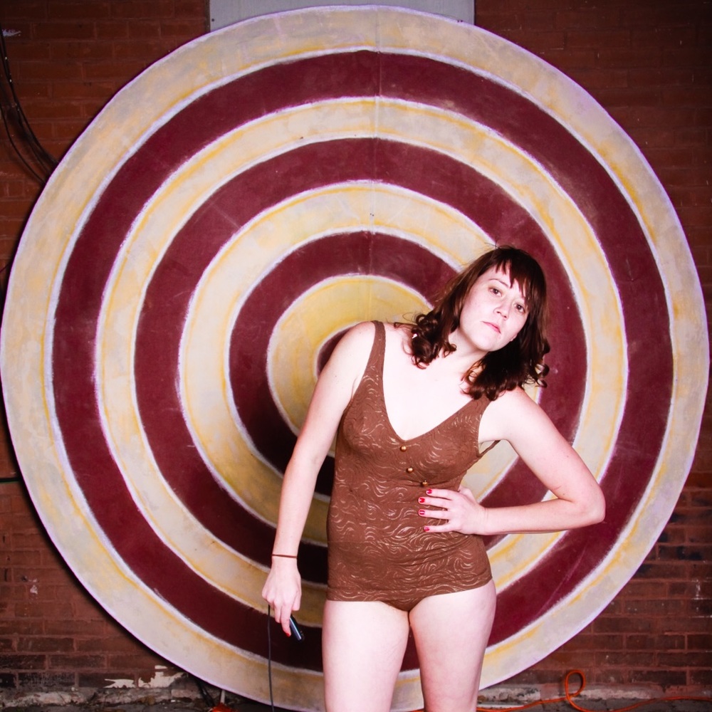 Vintage brown lace bathing suit